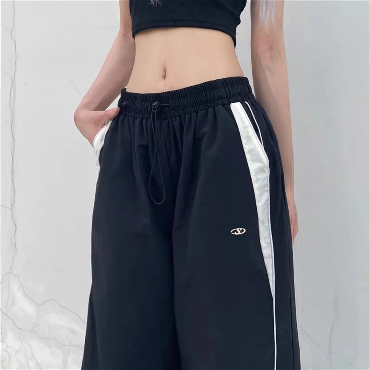 Solid Low Waist Joggers