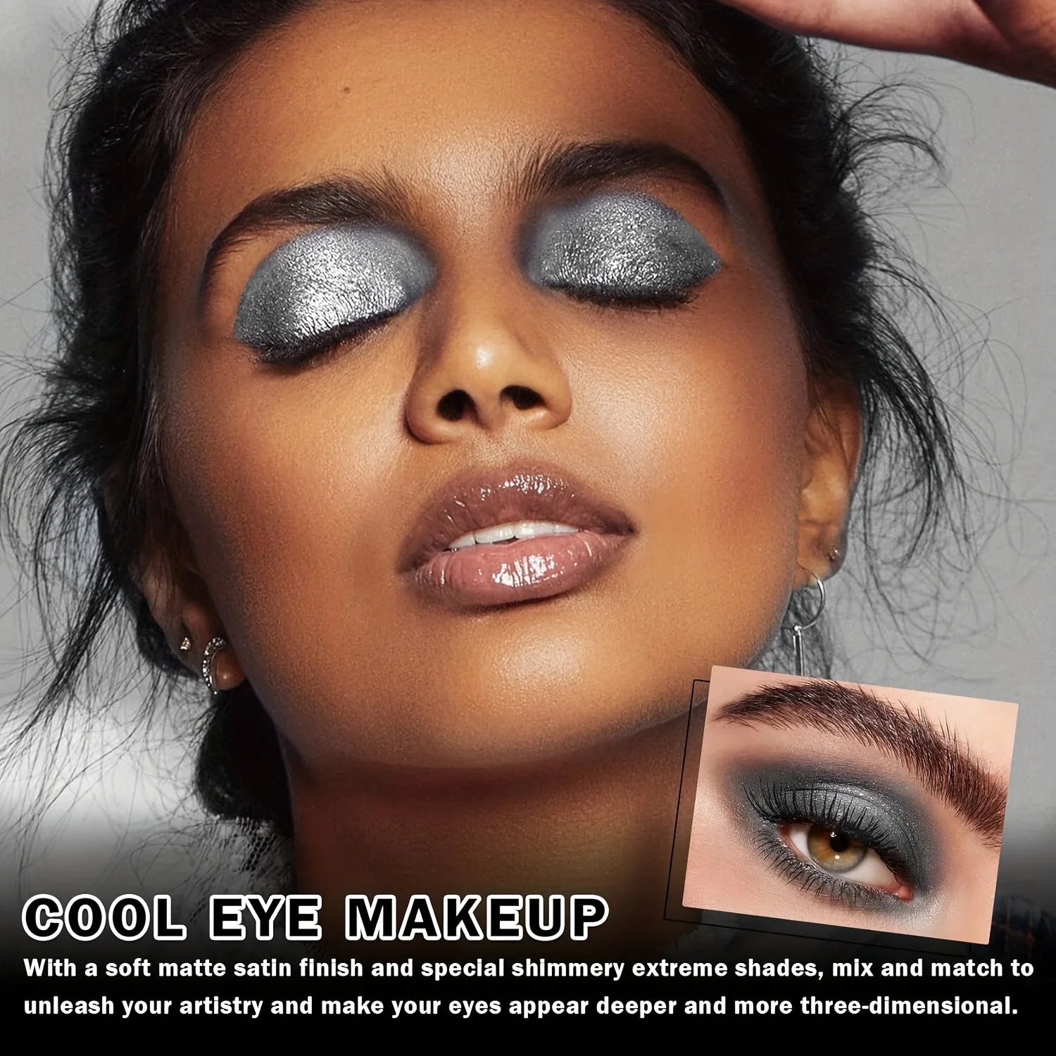 15-Color Dark Eyeshadow Palette