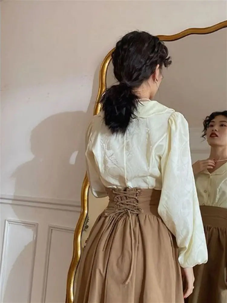 Mid-Length A-Line Skirt