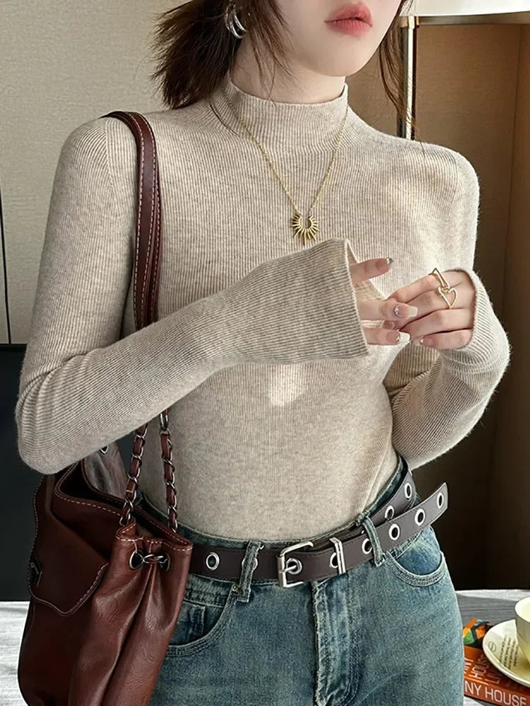 Turtleneck Sweater Top