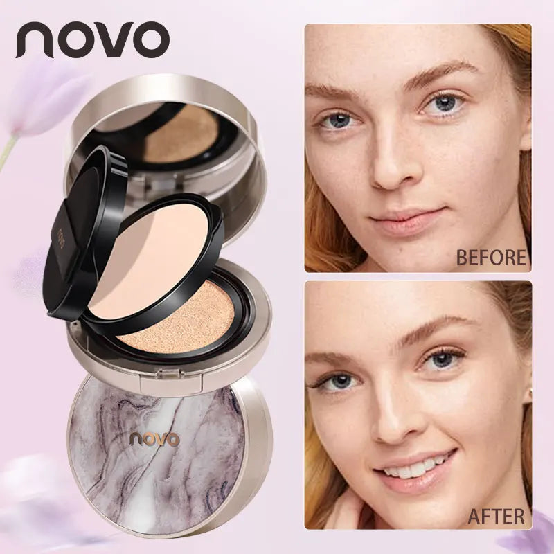 2 In 1 Air Cushion BB Cream And Concealer Setting Powder, Full Coverage, Oil Control, Moisturizing, Long Lasting Waterproof