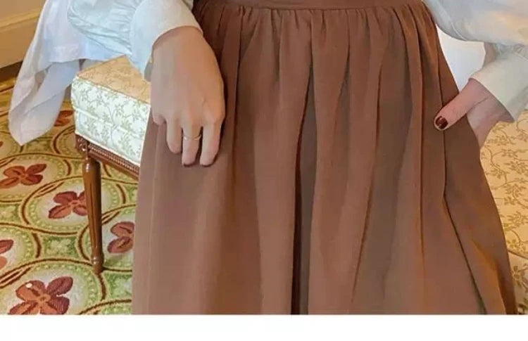 Mid-Length A-Line Skirt