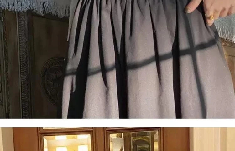 Mid-Length A-Line Skirt