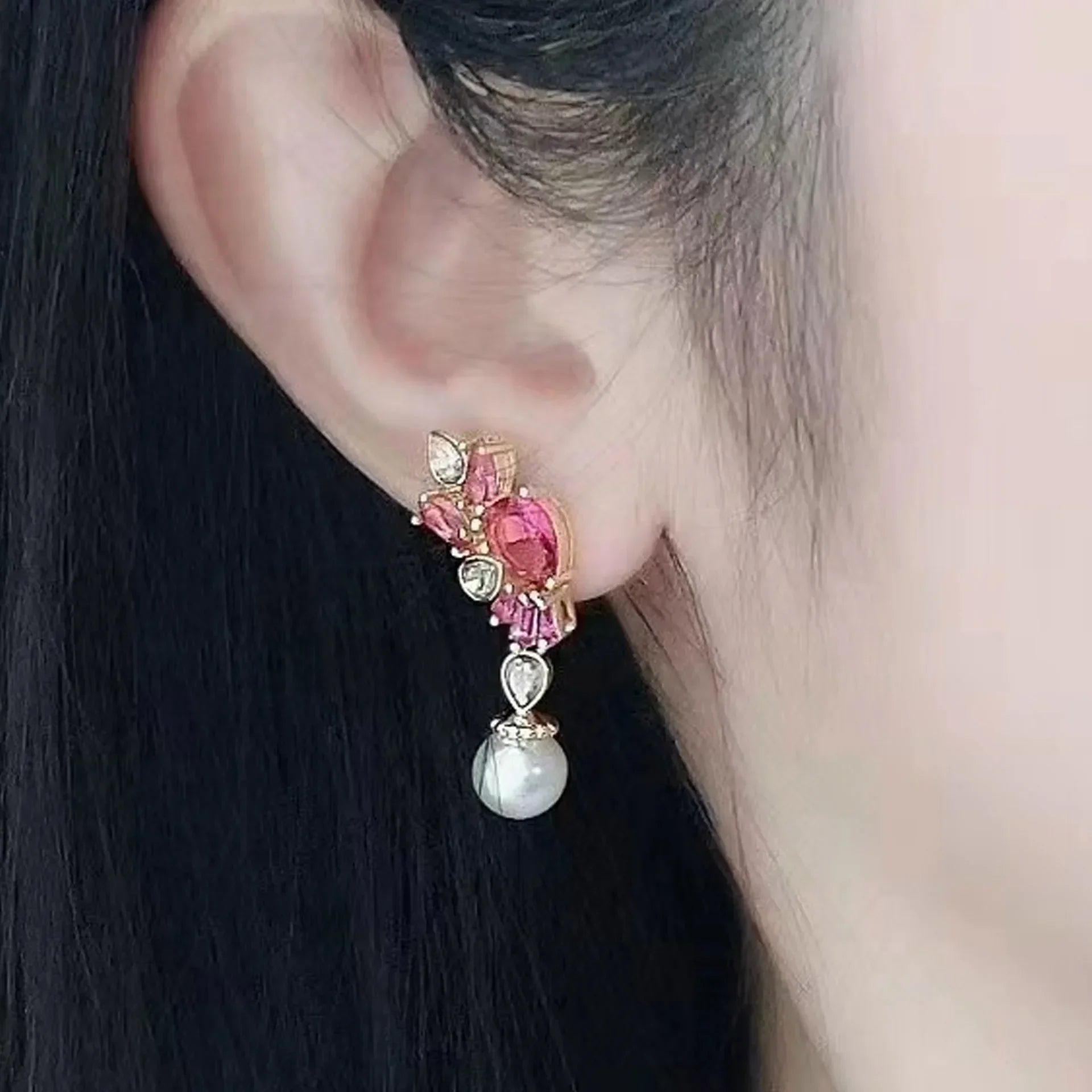 Agate Crystal Necklace Earrings Bracelet Ring