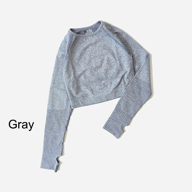 Seamless Long Sleeve Crop Top