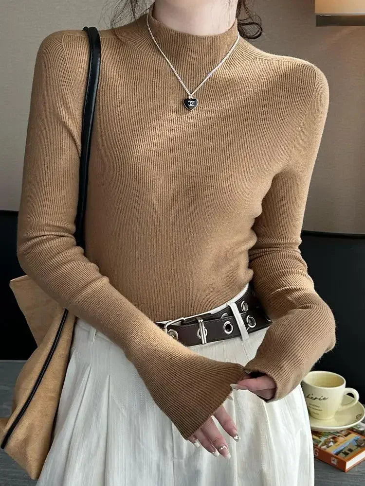 Turtleneck Sweater Top