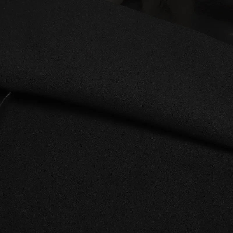 PU Leather Pleated Skirt