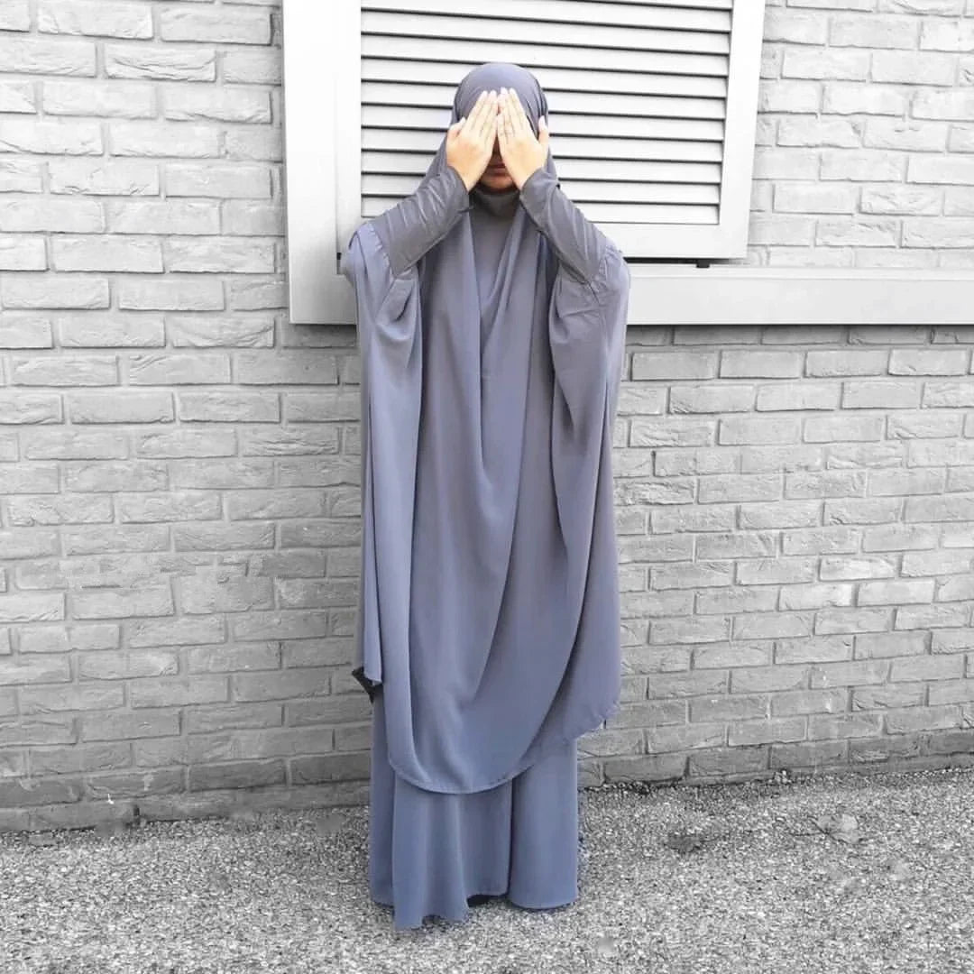 Hooded Muslim Dress Set